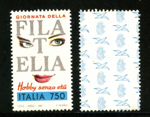 1992 - LOTTO/6999 - REPUBBLICA - G. FILATELIA ADESIVO - NUOVO