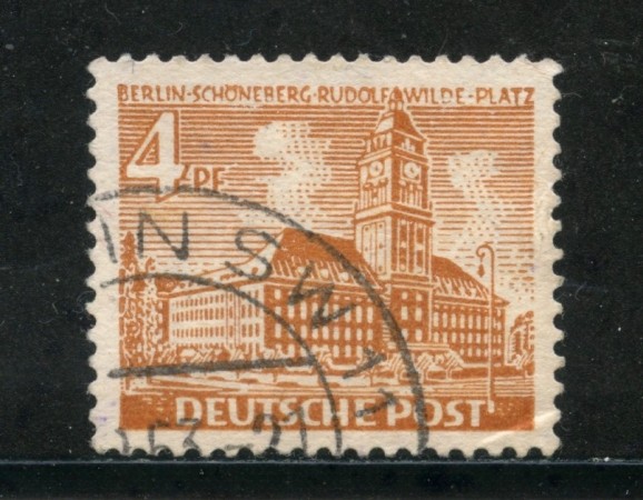 1949 - BERLINO - 4p. PIAZZA WILDE - USATO - LOTTO/29200