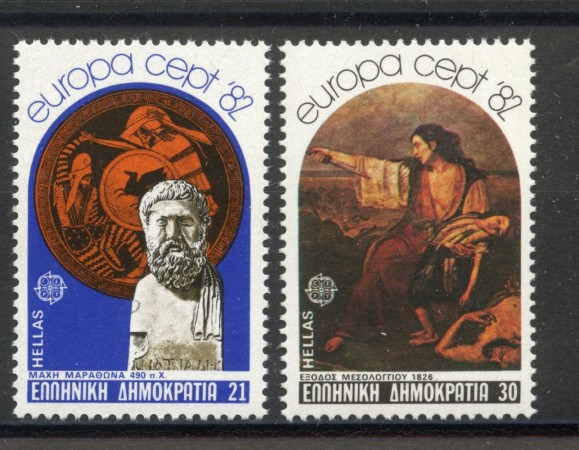 1982 - GRECIA - LOTTO/41441 - EUROPA 2v. - NUOVI