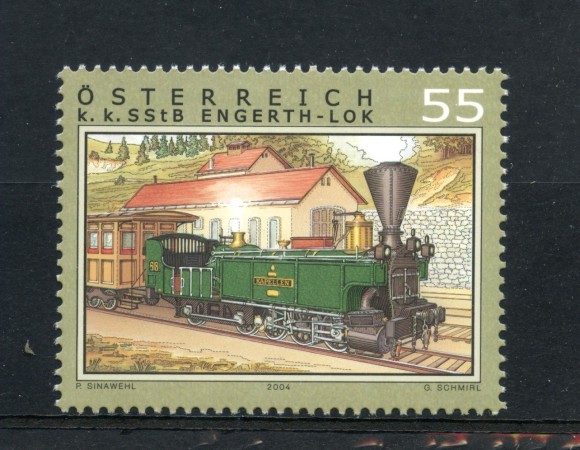 2004 - AUSTRIA - LOTTO/42013 - TRENI - NUOVO