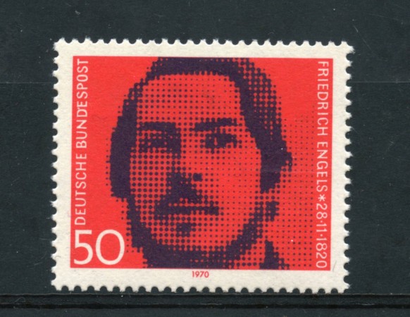 1970 - LOTTO/18905 - GERMANIA FEDERALE - F.ENGELS - NUOVO