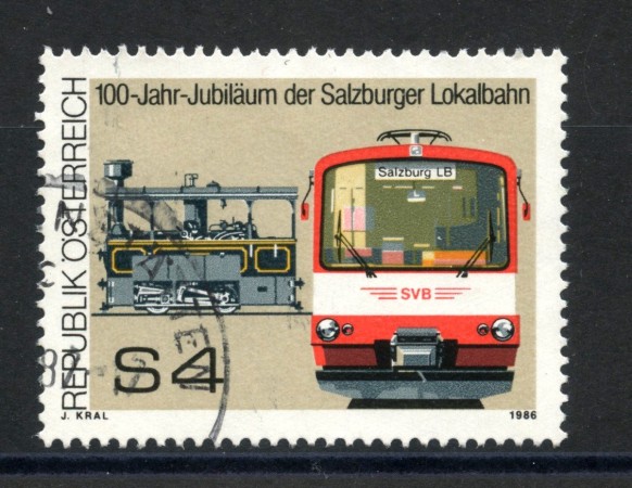 1986 - AUSTRIA - LOTTO/39522 - PRIMA LINEA TRANVIARIA - USATO