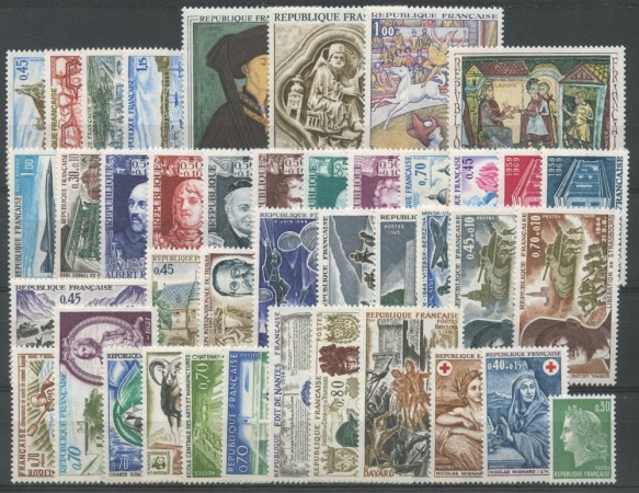 1969 - LOTTO/22604 - FRANCIA ANNATA COMPLETA 41v. - NUOVI