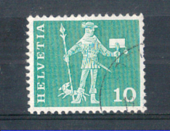 1960 - LOTTO/SVI644U - SVIZZERA - 10c. PORTALETTERE - USATO