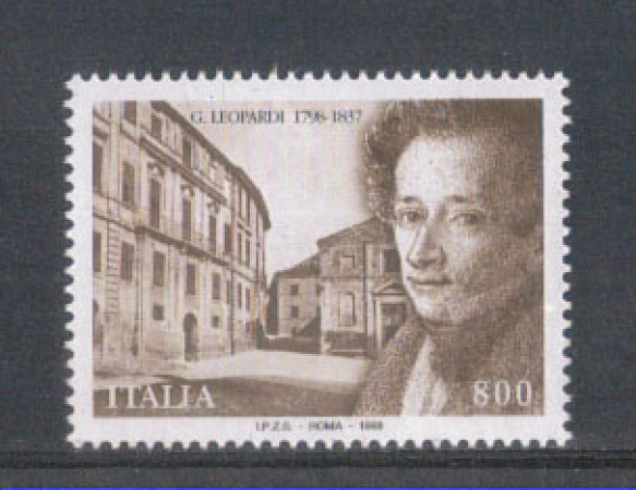 1998 - LOTTO/7199 - REPUBBLICA - GIACOMO LEOPARDI