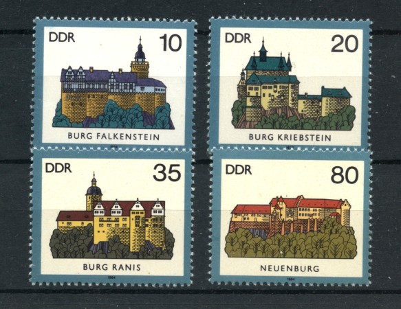 1984 - GERMANIA DDR - CASTELLI MEDIEVALI 4v. - NUOVI - LOTTO/36632