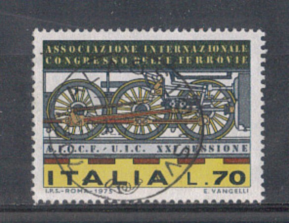 1975 - LOTTO/6632U - REPUBBLICA - CONGRESSO FERROVIE - USATO