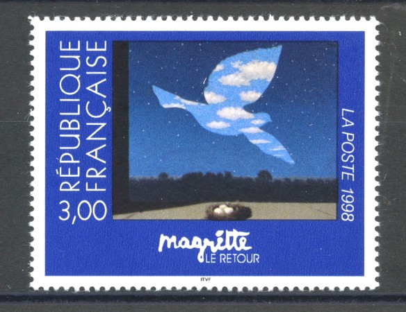 1998 - FRANCIA - LOTTO/38687 - OPERA DI MAGRITTE - NUOVO