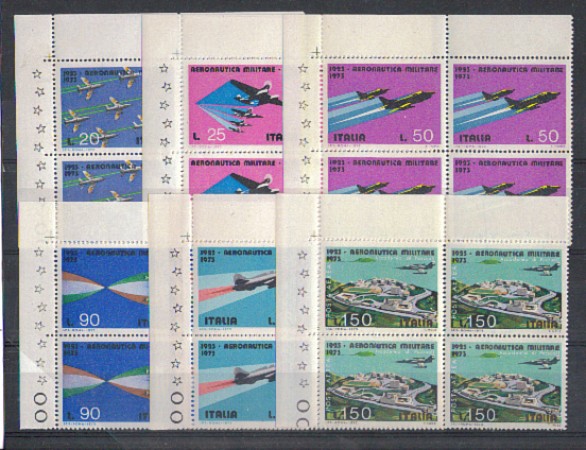 1973 - LOTTO/6575Q - REPUBBLICA - AERONAUTICA MILITARE QUARTINE