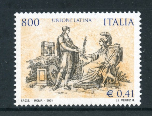 2001 - REPUBBLICA - UNIONE LATINA - NUOVO - LOTTO/25680