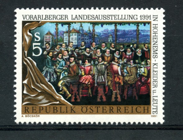 1991 - LOTTO/23460 - AUSTRIA - MOSTRA DEL  VORARLBERG - NUOVO