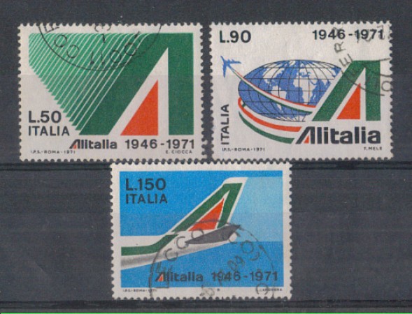 1971 - LOTTO/6547U - REPUBBLICA - 25° ALITALIA USATI