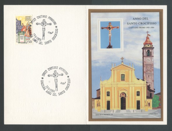 1984 - LOTTO/17190 - REPUBBLICA - CHIUSURA ANNO SANTO CROCIFISSO