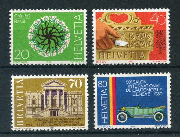 1980 - LOTTO/23579 - SVIZZERA - PROPAGANDA 4v. - NUOVI