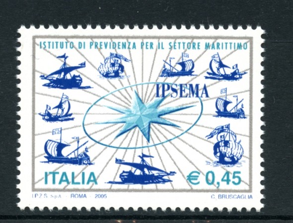 2005 - LOTTO/7521 - REPUBBLICA - PREVIDENZA MARITTIMA - NUOVO