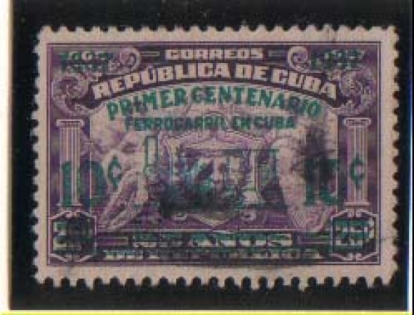 1937 - LOTTO/872 - CUBA - CENTENARIO FERROVIE