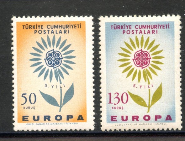 1964 - TURCHIA - LOTTO/41182 - EUROPA 2v. - NUOVI