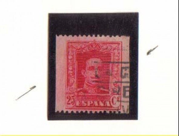1922 - LBF/2777  -  SPAGNA - 25c. ALFONSO XIII° - VARIETA'