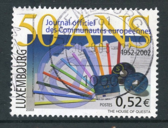 2003 - LUSSEMBURGO - GIORNALE UFFICIALE - USATO - LOTTO/29911
