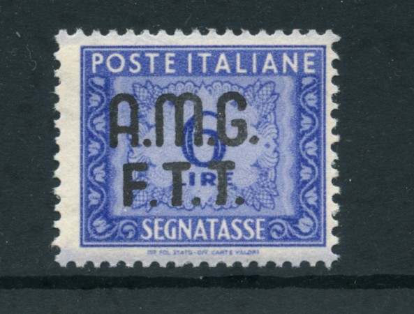 1947/49 - LOTTO/23725 - TRIESTE A - 6 LIRE OLTREMARE  SEGNATASSE - NUOVO