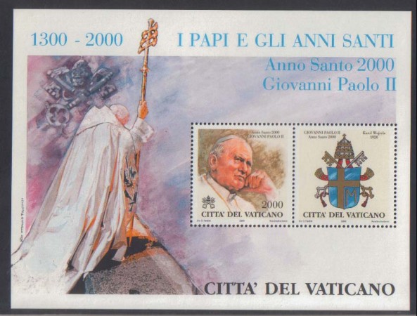 2000 - LOTTO/22237 -  VATICANO - PAPI ANNO SANTO - FOGLIETTO NUOVO