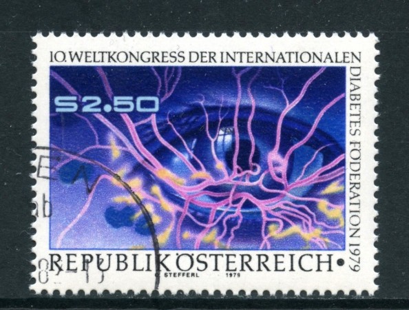 1979 - AUSTRIA - STUDI SUL DIABETE - USATO - LOTTO/28154