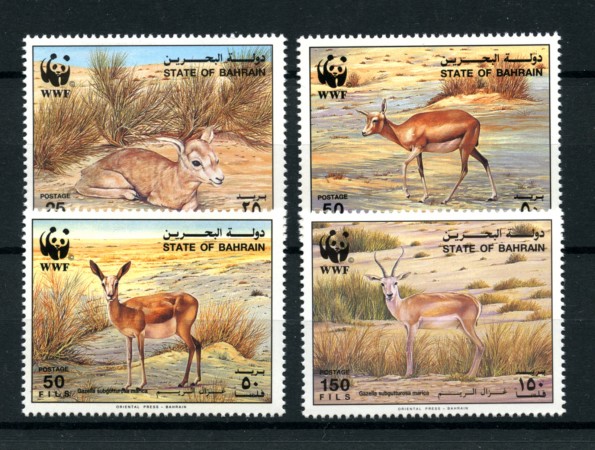 1993 - LOTTO/19262 - BAHRAIN - GAZZELLA SUBGUTTUROSA  4v. - NUOVI