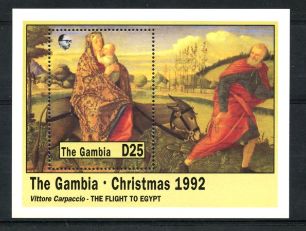 1992 - LOTTO/19528 - GAMBIA - NATALE - FOGLIETTO NUOVO