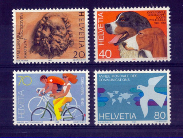 1983 - LOTTO/23598 - SVIZZERA - PROPAGANDA 4v. - NUOVI