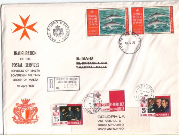 LBF/3100 SMOM - INIZIO SERVIZIO POSTALE