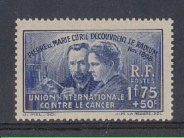 1938 - LOTTO/5214 - FRANCIA - SCOPERTA DEL RADIO
