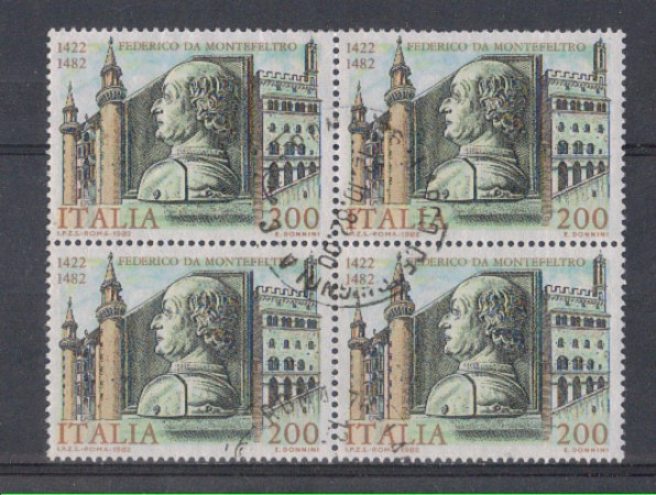 1982 - LOTTO/6770UQ - REPUBBLICA - FED.DA MONTEFELTRO - QUART/US