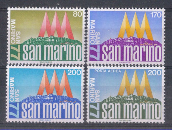 1977 - LOTTO/7973 - SAN MARINO - EXPO SAN MARINO 77