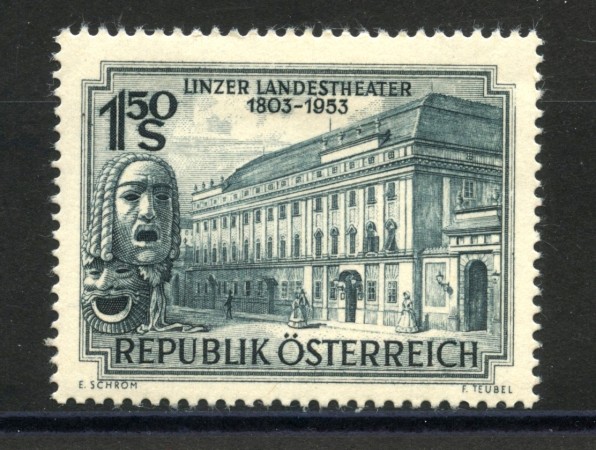 1953 - AUSTRIA - TEATRO DI LINZ - LINGUELLATO - LOTTO/34099
