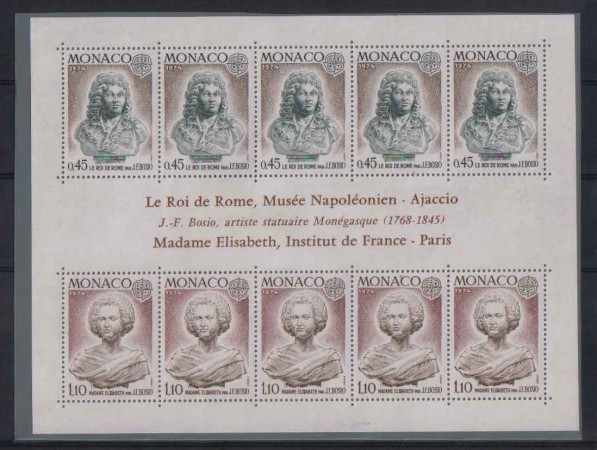 1974 - LOTTO/8481 - MONACO - FOGLIETTO EUROPA