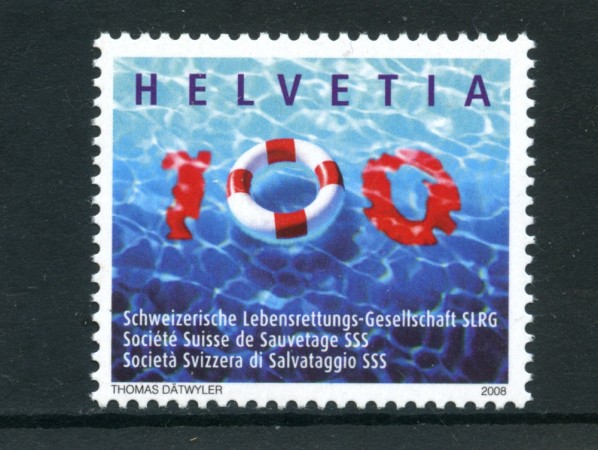2008 - LOTTO/23934 - SVIZZERA - SOCIETA' DI SALVATAGGIO 1v. - NUOVO