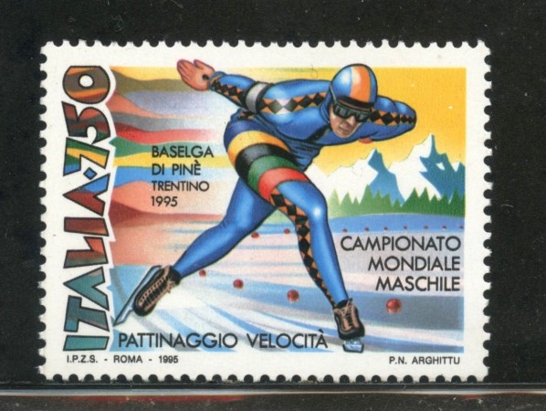 1995 - REPUBBLICA - PATTINAGGIO - NUOVO - LOTTO/REP2171N
