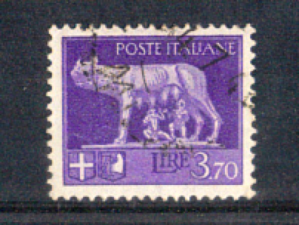1929 - LOTTO/REG256AU - REGNO - 3,70 LIRE  IMPERIALE - USATO