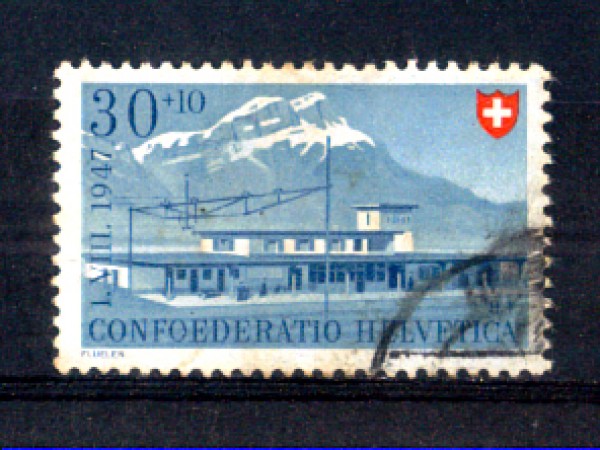 1947 - LOTTO/SVI440U - SVIZZERA - 30+10c. PRO PATRIA -  USATO