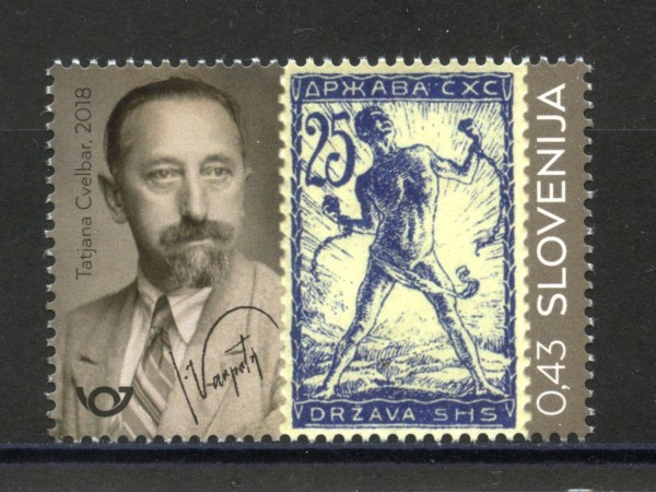 2018 - SLOVENIA - CENTENARIO DEL FRANCOBOLLO - NUOVO - LOTTO/34717