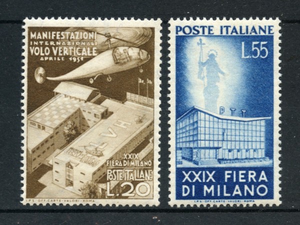 1951 - REPUBBLICA - 29° FIERA DI MILANO 2v. - NUOVI - LOTTO/30312B