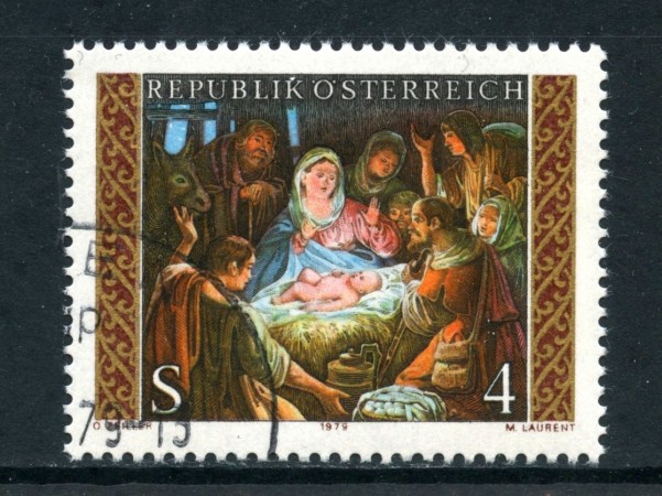1979 - AUSTRIA - NATALE - USATO - LOTTO/28162