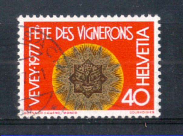 1977 - LOTTO/SVI1022U - SVIZZERA - 40c. FESTA VIGNAIOLI - USATO