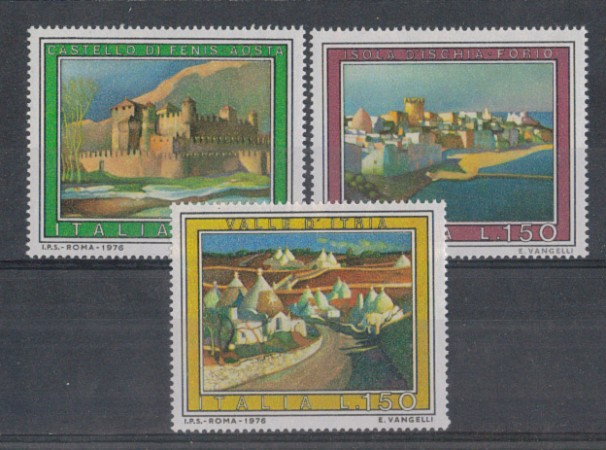 1976 - LOTTO/6643 - REPUBBLICA  - TURISTICA 3° SERIE