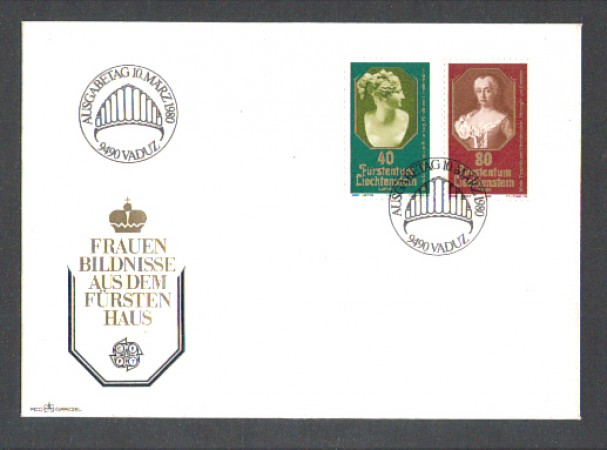 1980 - LOTTO/LIE683FDC - LIECHTENSTEIN - EUROPA - BUSTA FDC