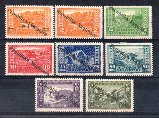 1925 - LOTTO/ALBA158CPL - SOPRASTAMPATI  REPUBBLICA