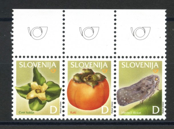 2006 - SLOVENIA - FRUTTA CACO 3v. - NUOVI - LOTTO/34219