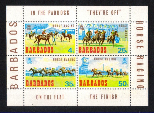 1969 - LBF/2039 - BARBADOS - CORSE IPPICHE FOGLIETTO