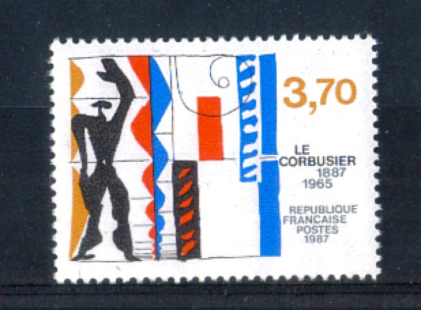 1987 - LOTTO/FRA2467N - FRANCIA - 3,70 Fr. LE CORBUSIER - NUOVO