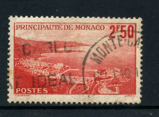 1939/41 - MONACO - 2,50 FRANCHI VEDUTE - USATO